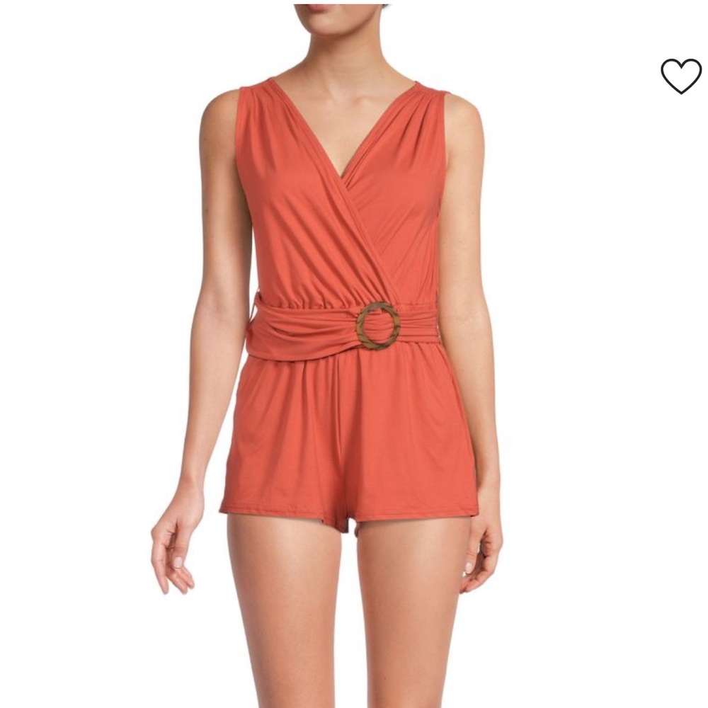 NWT BB Dakota Terracotta Wrap Romper
